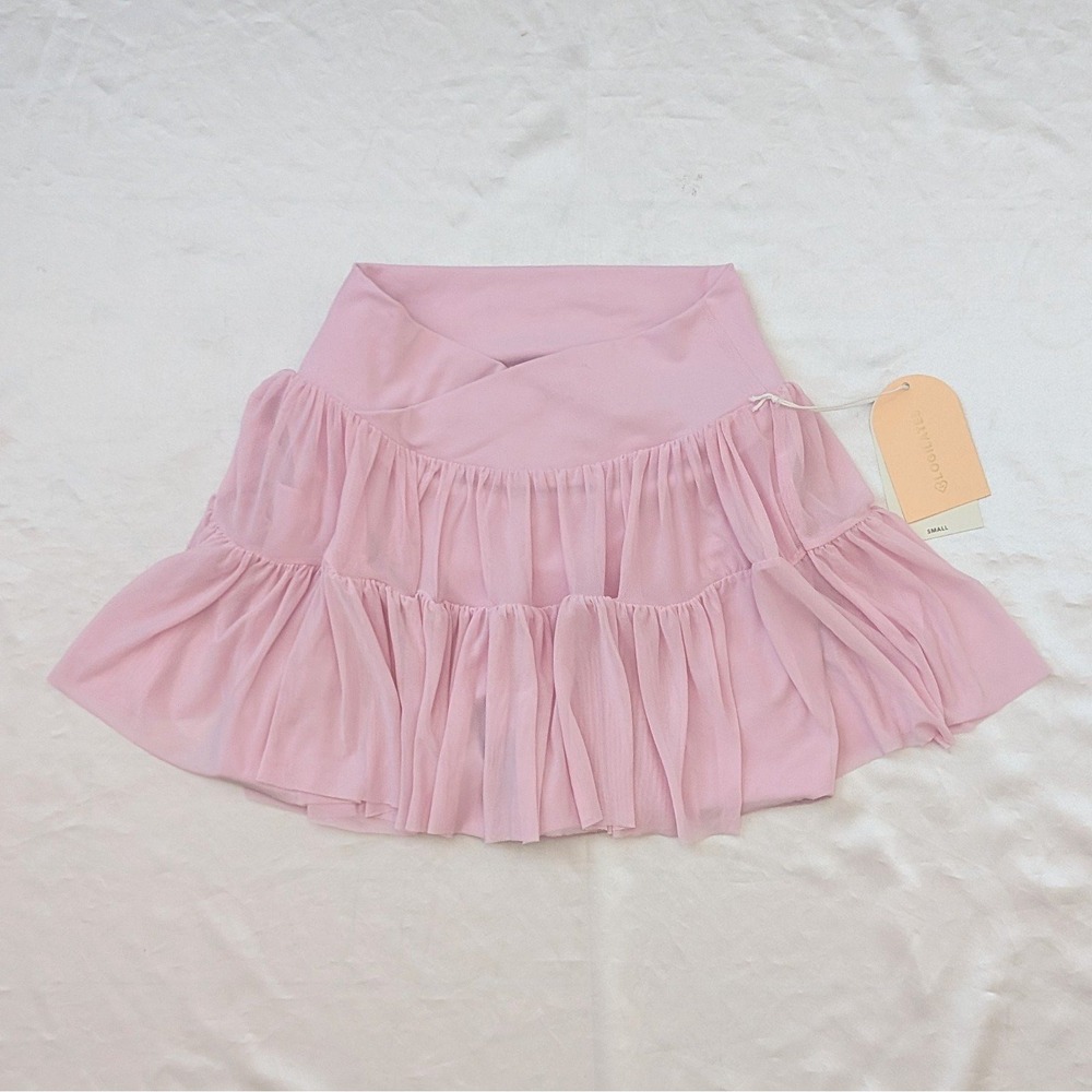 New Blogilates Women's Ballerina Skort Athletic Activewear Pink Small 4-6